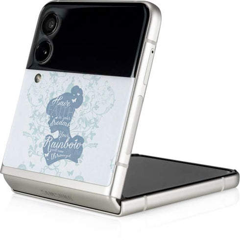 Disney Cinderella Faith In Your Dreams Silhouette Galaxy Z Flip4 5G Skin